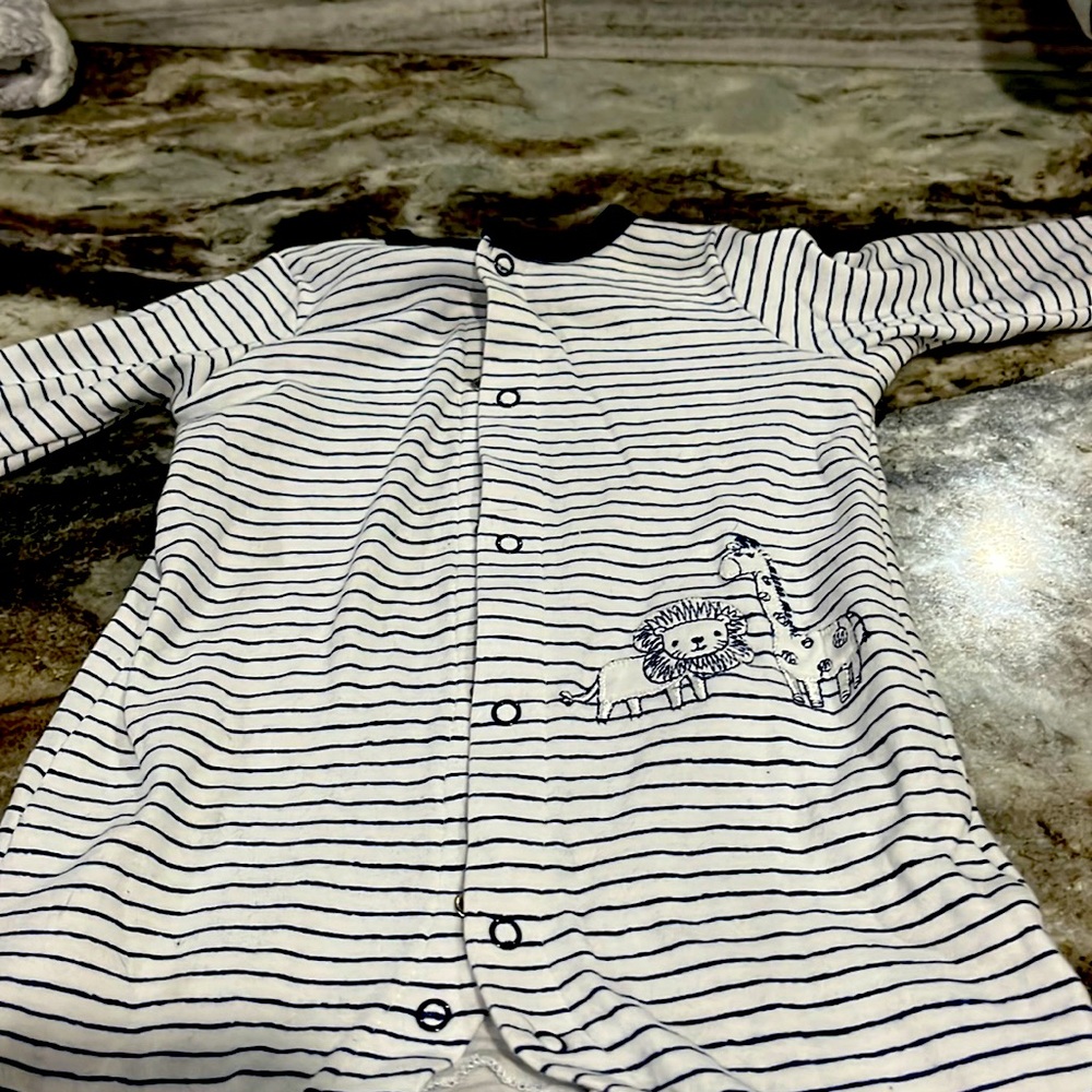 Little Me pajamas with feet